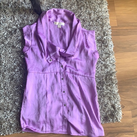 Michael‎ Kors lavender purple sleeveless top - Picture 1 of 9
